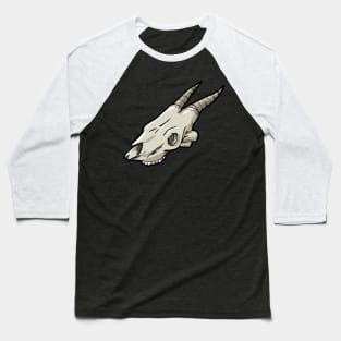 goat skull Baseball T-Shirt